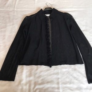 Mesh black shirt